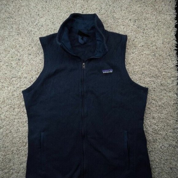 Patagonia | Jackets & Coats | Patagonia Mens Full Zip Blue Fleece Logo ...